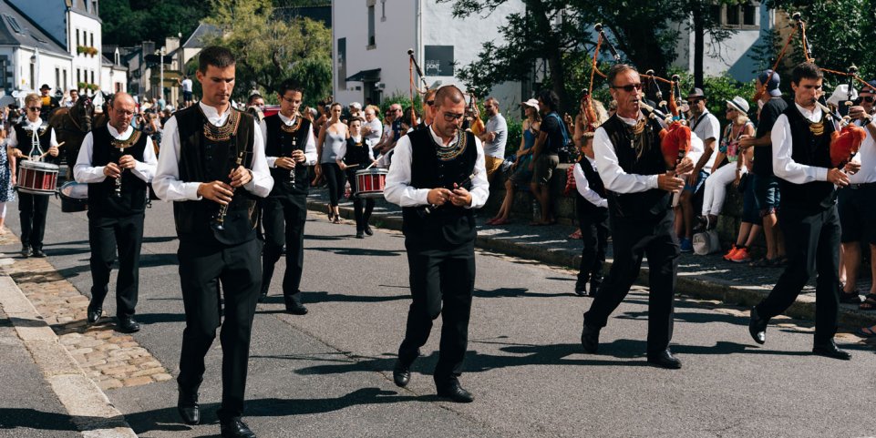 Fanfare traditionnelle en Bretagne