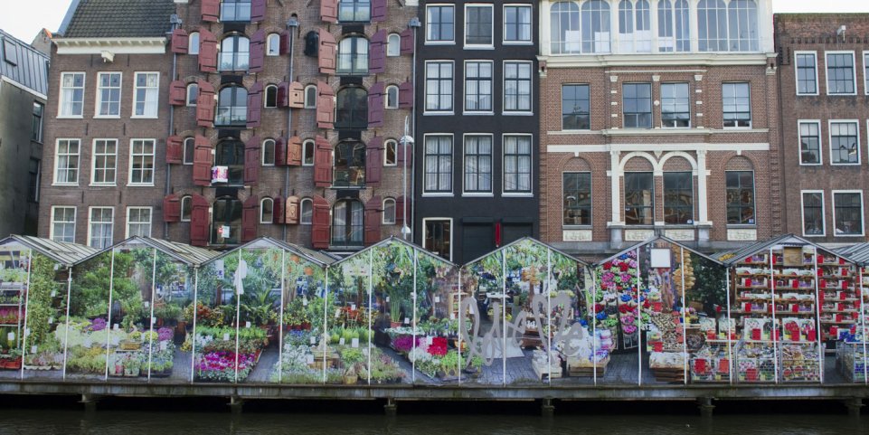 Marché au fleurs d'Amsterdam