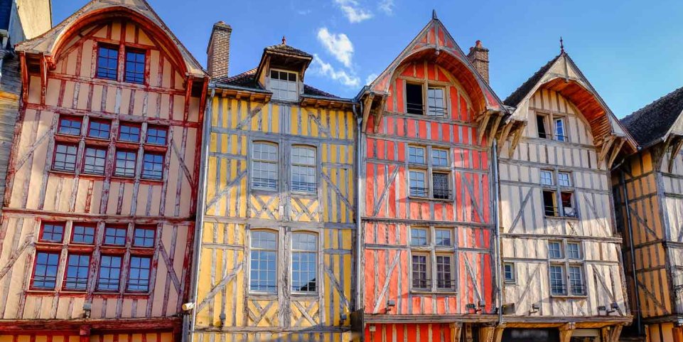 Troyes maisons à colombages 