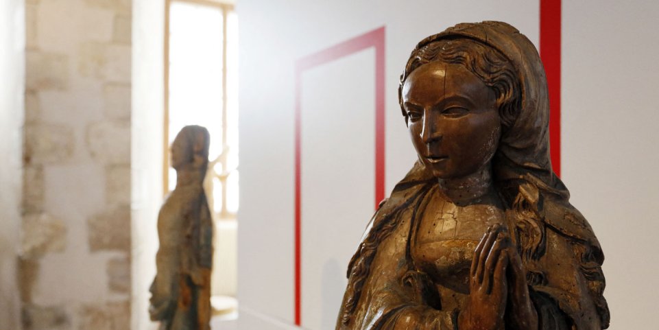 Des sculptures au château de Nemours