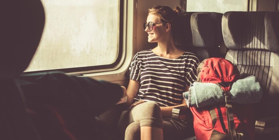 A la fenêtre du train