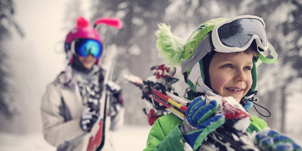 Enfants au ski