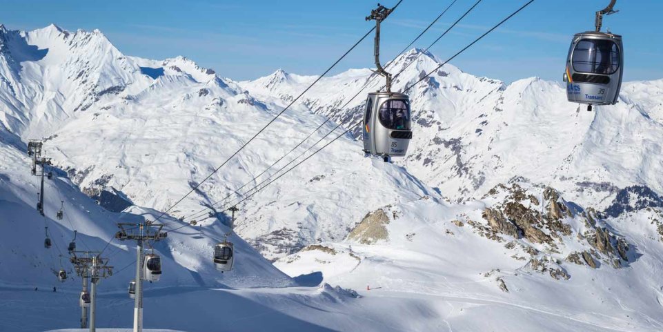 telepherique les arcs en hiver 