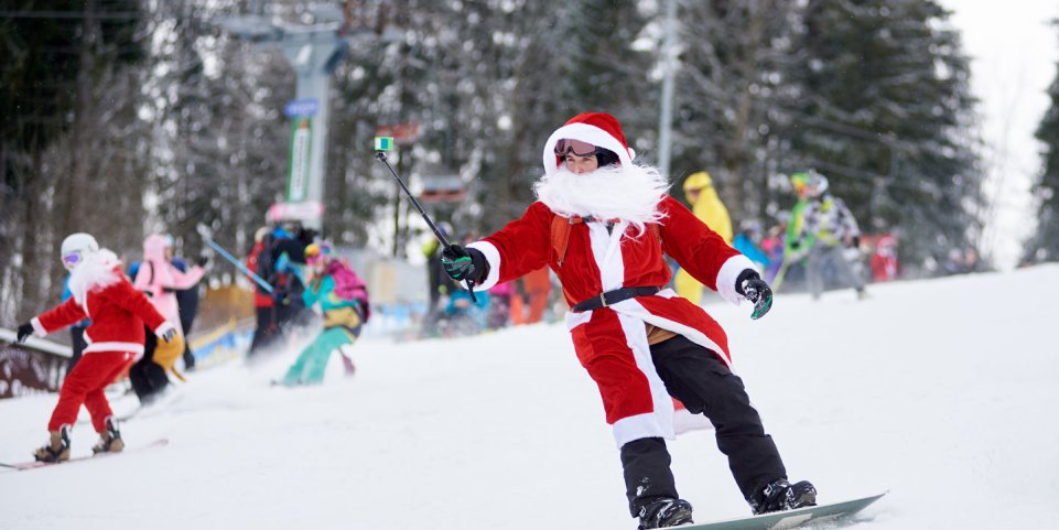 pere noel ski 