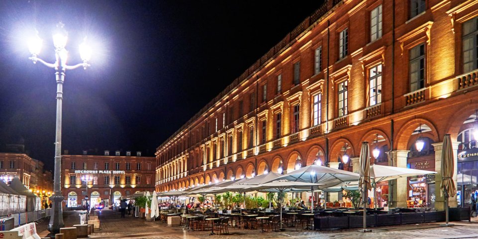 Place du Capitole de nuit - Toulouse
