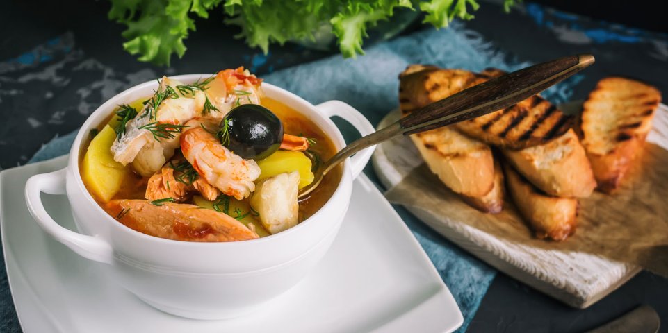 assiette de bouillabaisse