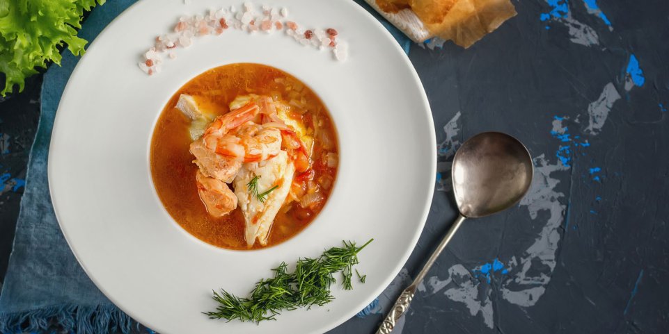 Assiette de bouillabaisse 