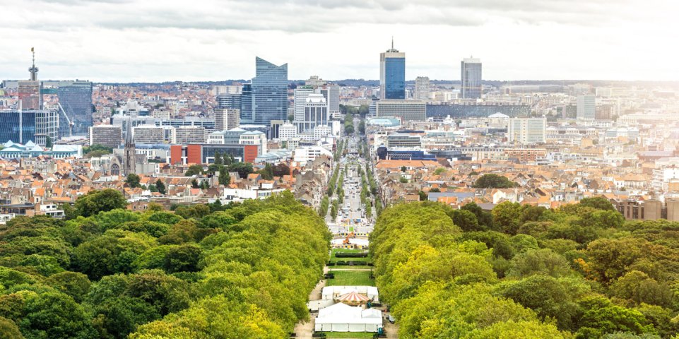 Bruxelles quartier Marolles vue