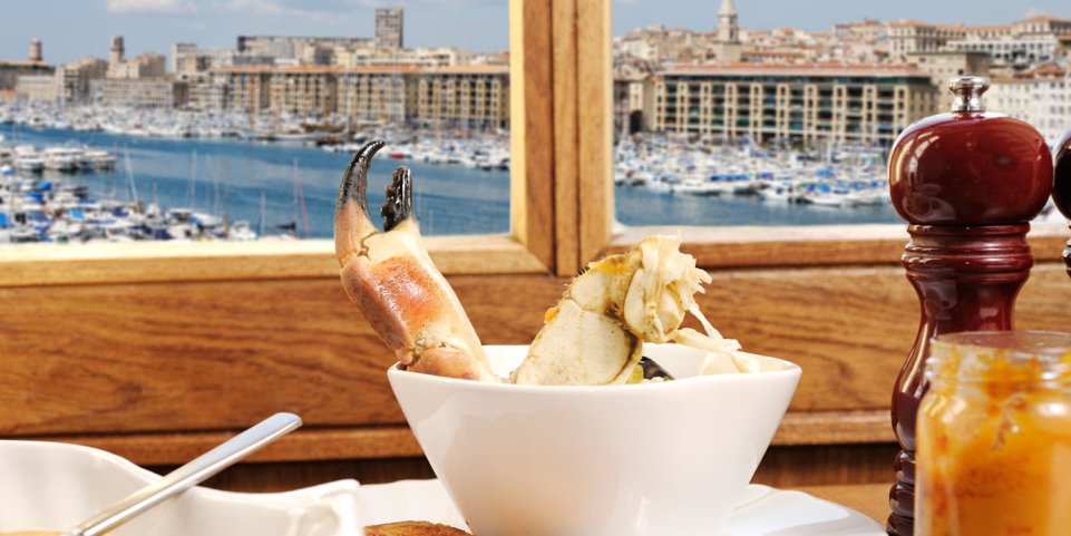 bouillabaisse avec vue sur Marseille