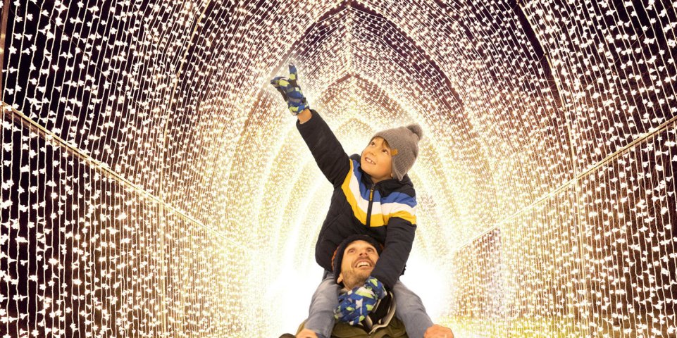 Sentiers lumineux de Noël au Parc Floral