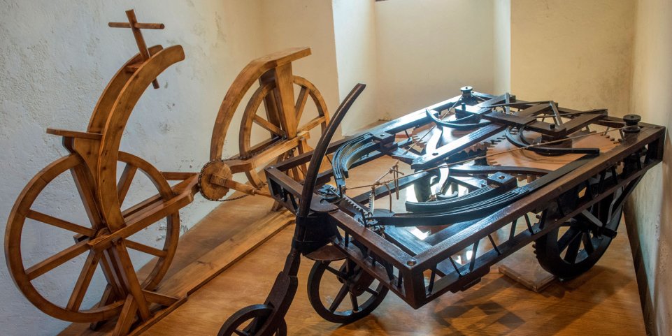Machines de Léonard de Vinci au Clos Lucé