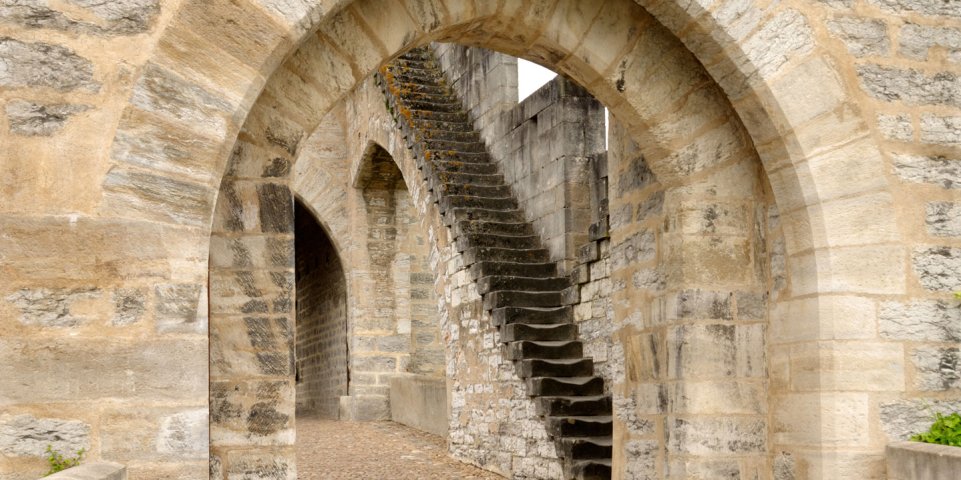 Une tour du pont du diable de Cahors