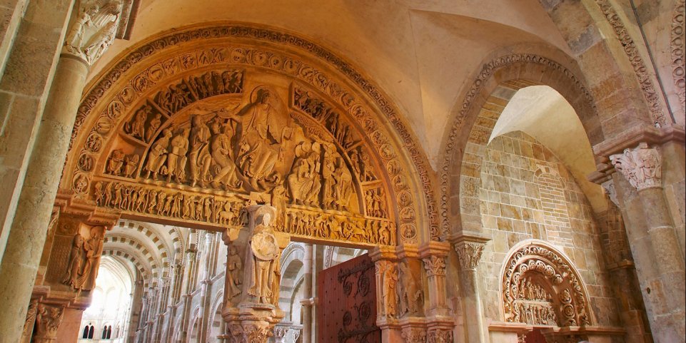 Basilique de Vezelay, portail