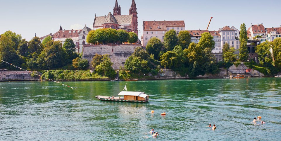 Bâle baignade rhin 