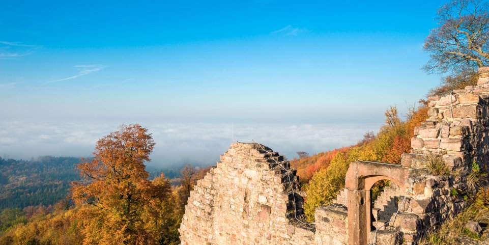 Vue du château Hohenbaden à Baden-Baden