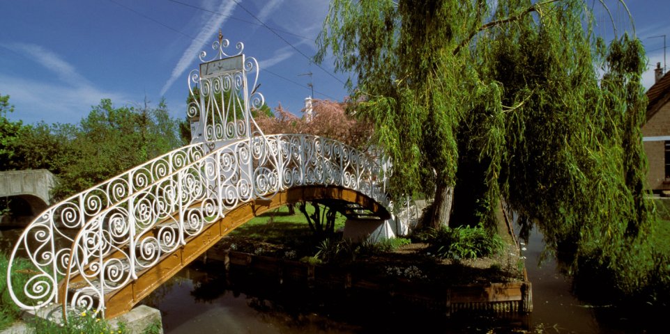 Pont des Hortillonnages d'Amiens