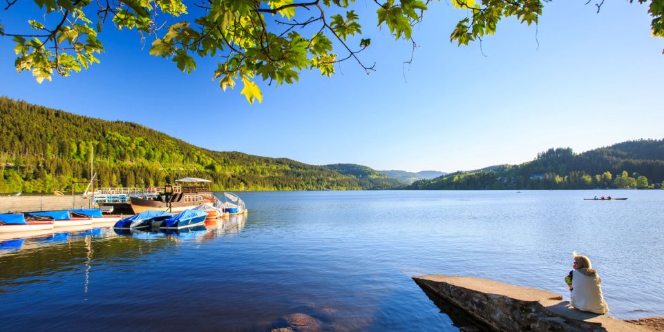 Lac Titisee, Fribourg-en-Brisgau, Allemagne