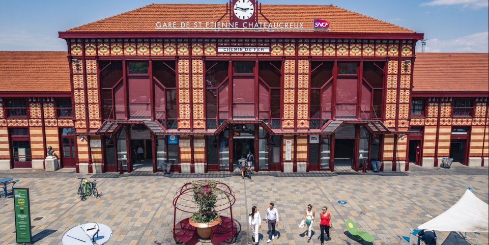 Gare de Châteaucreux à Saint-Etienne