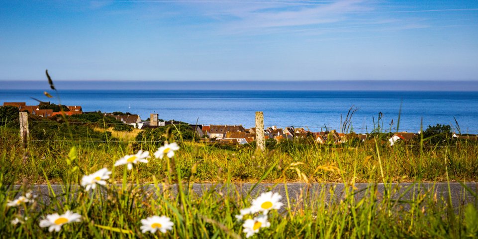La côte depuis Boulogne-sur-Mer