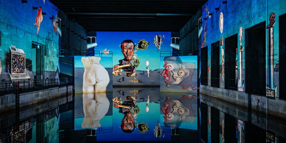 Exposition « Dalí, l’énigme sans fin » aux Bassins des Lumieres