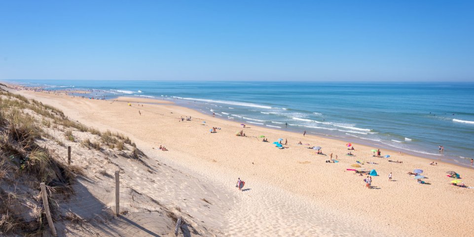 La plage de Lacanau