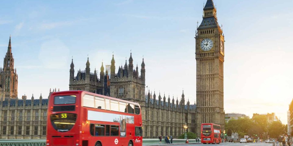 Vue de Londres avec Westminster