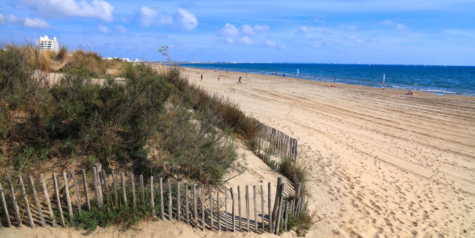 Plage du Grand Travers près de Montpellier