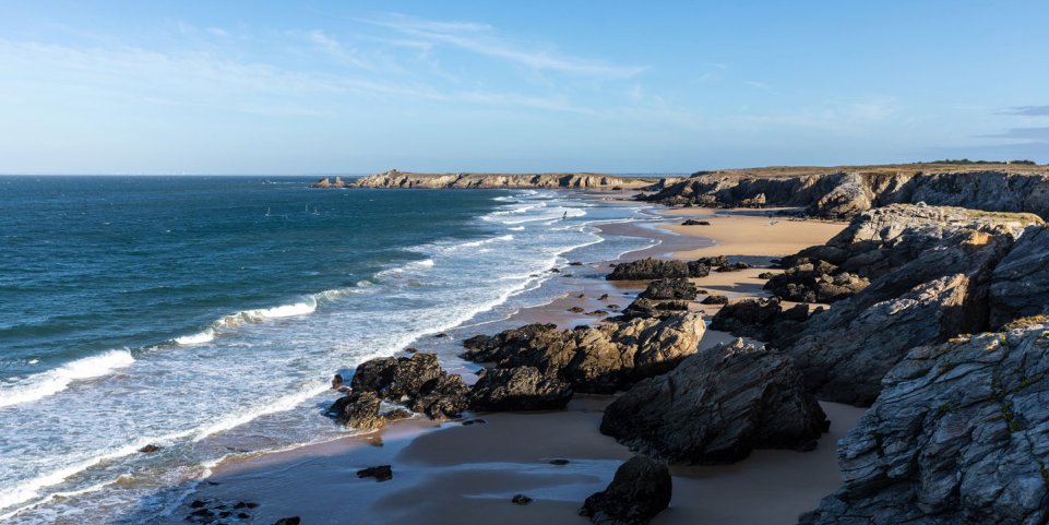 Falaise mer Quiberon Bretagne