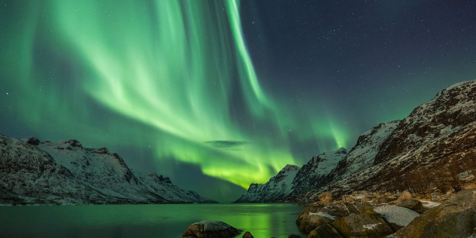 Aurores boréales en Norvège