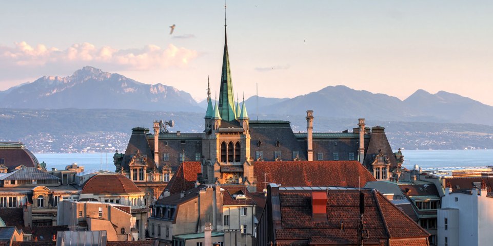 Vue sur Lausanne