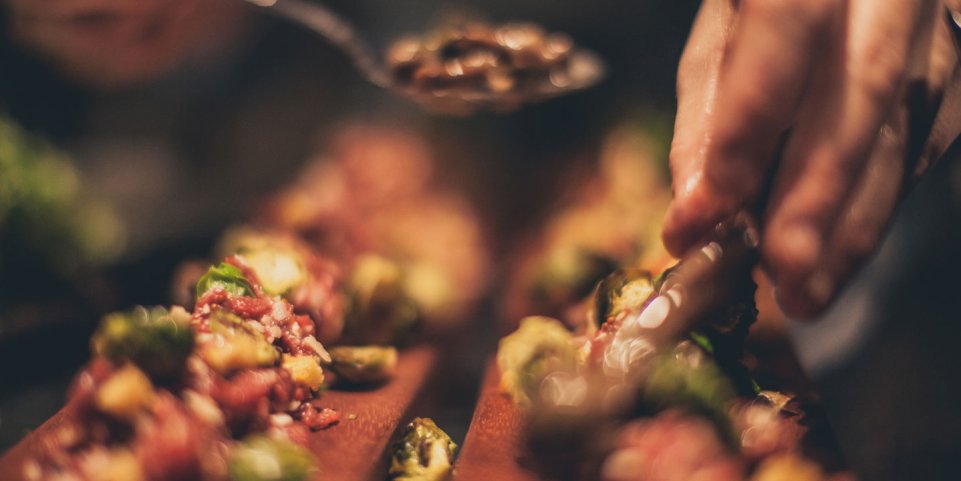 préparation de tapas