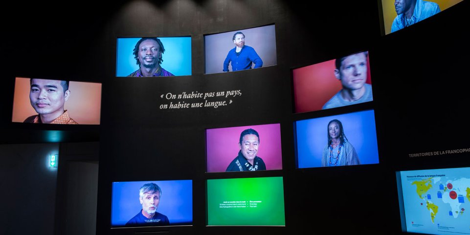 Mosaïque des francophones de la Cité internationale de la langue française
