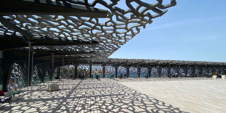 Toit terrasse du Mucem à Marseille