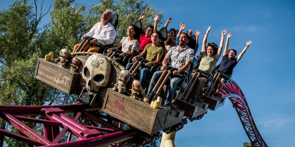 L'attraction Mystic à Walibi