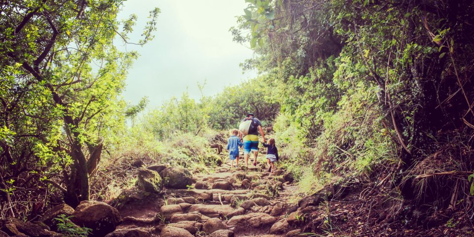 randonnée montagne gorges famille