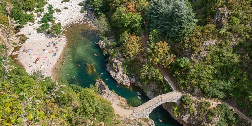 Le Pont du Diable sur l'Ardèche