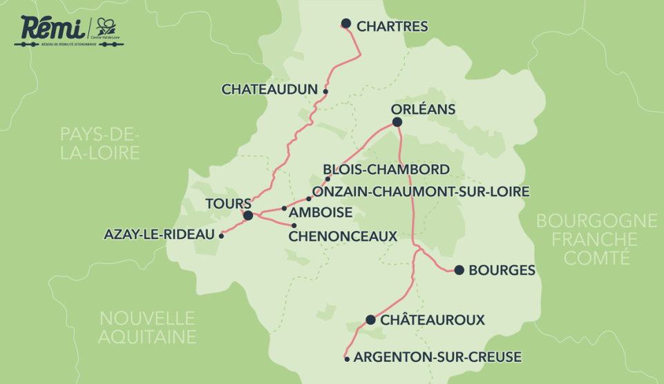 Carte itinéraire CVDL