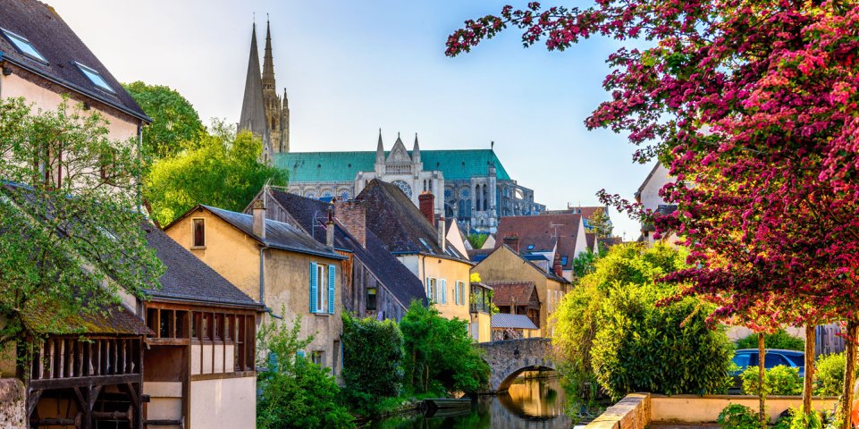 Chartres, sur les rives de l'Eure