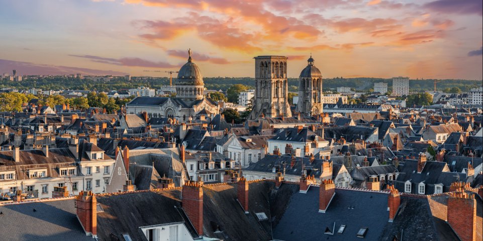 Tours, vue aérienne
