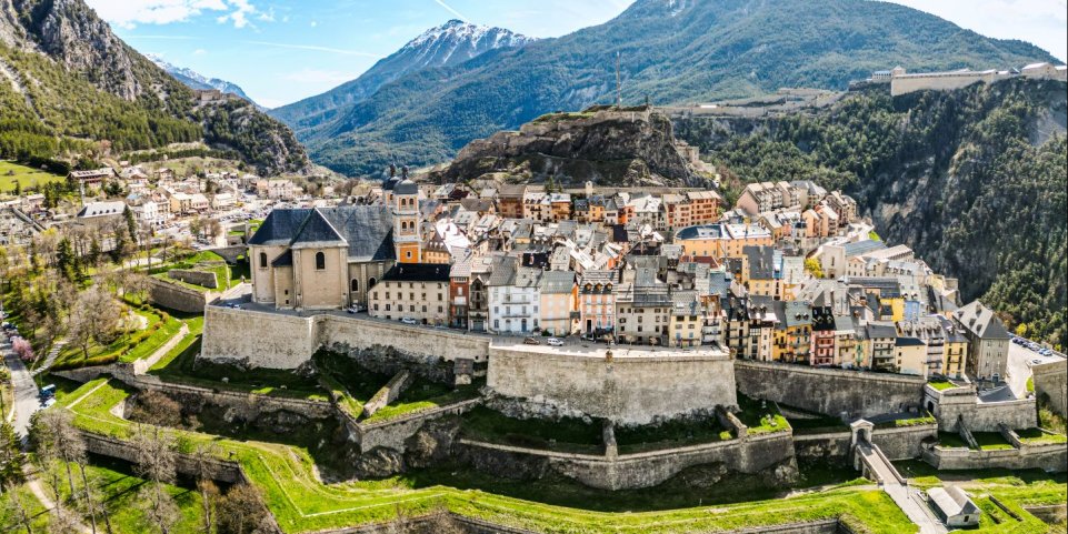 Cité vauban drone Serre Chevalier Briançon