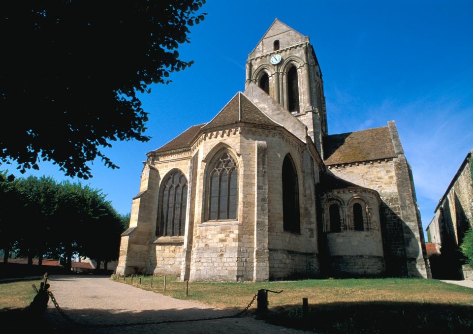L'église Notre-Dame-de-l'Assomption d'Auvers-sur-Oise peinte par Van Gogh