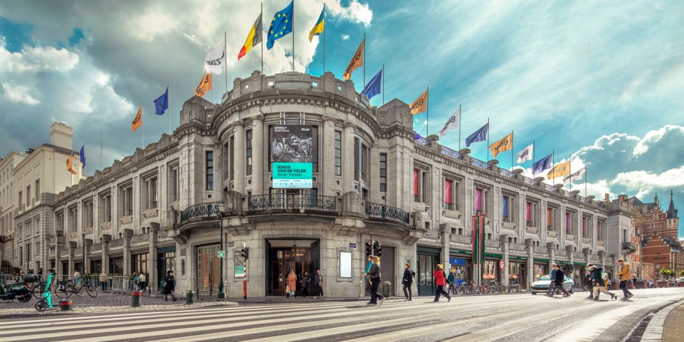 Façade de Bozar à Bruxelles