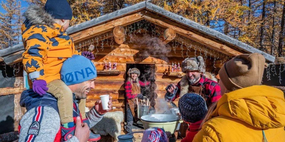 Cabane à sucre à Serre-Chevalier
