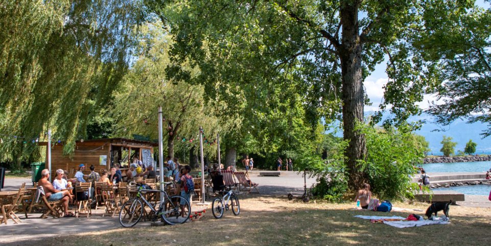 La terrasse de la Guinguette, à Lausanne