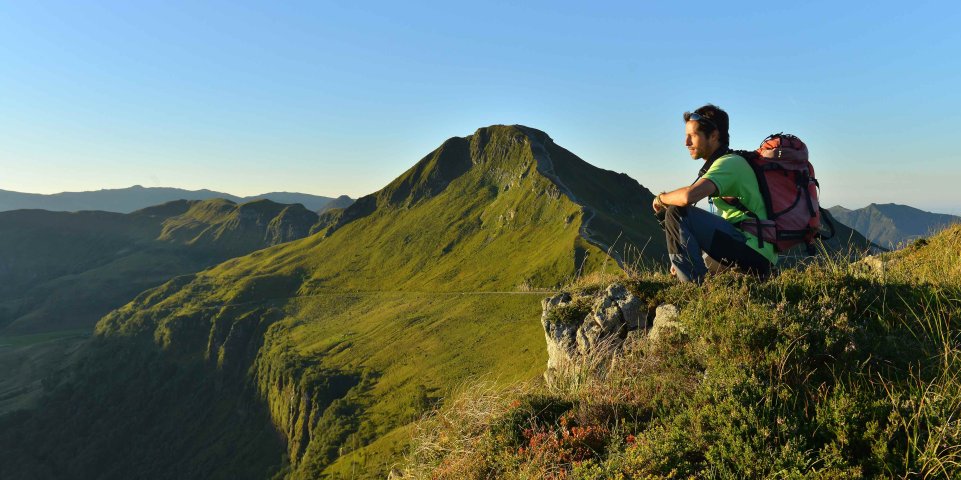 Randonnée sur le Puy Mary - monts du Cantal (15), PNR Volcans d'Auvergne