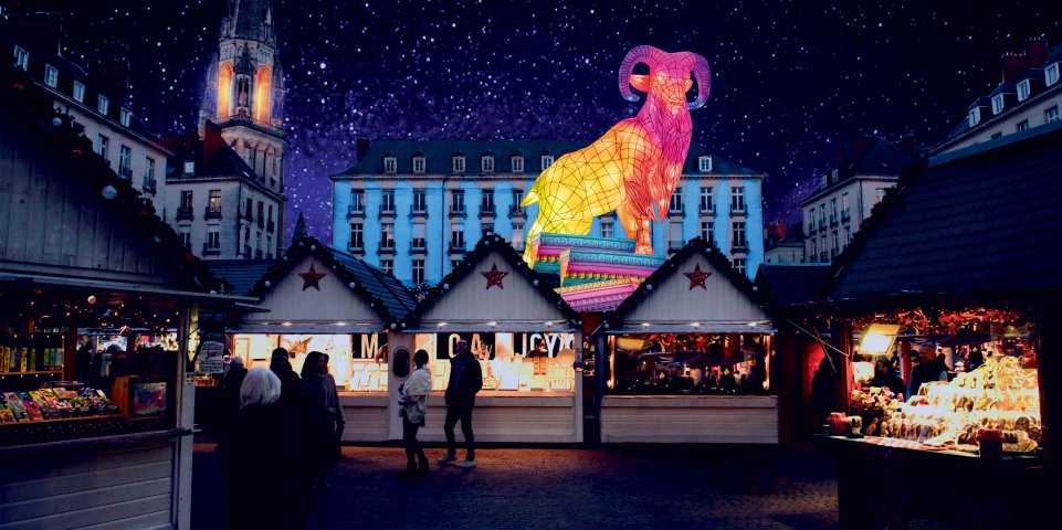Le marché de Noel de Nantes