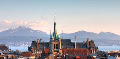 Vue sur Lausanne