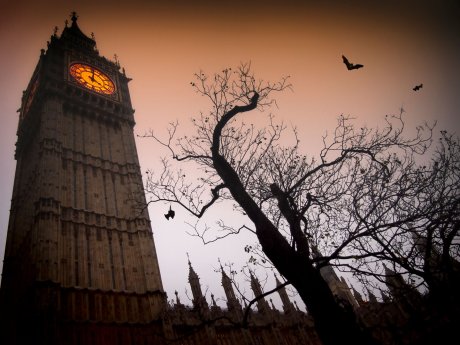 Halloween Londres : Big Ben soir