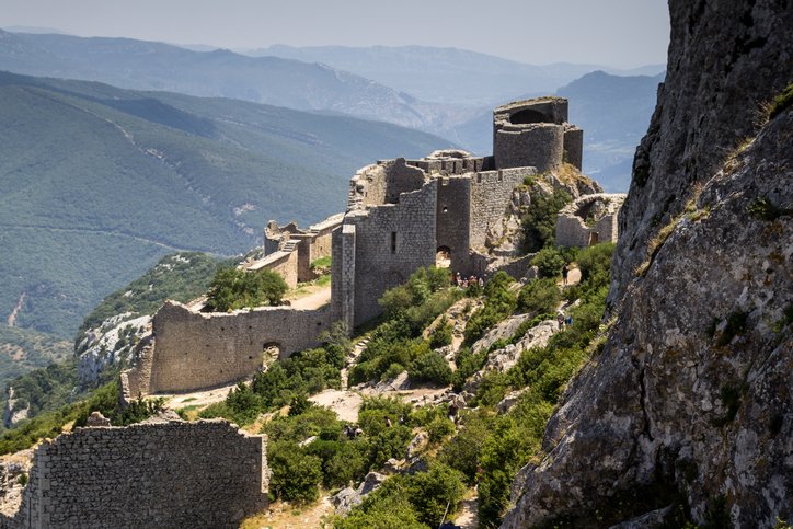 Peyrepertuse, Languedoc-Roussillon, France