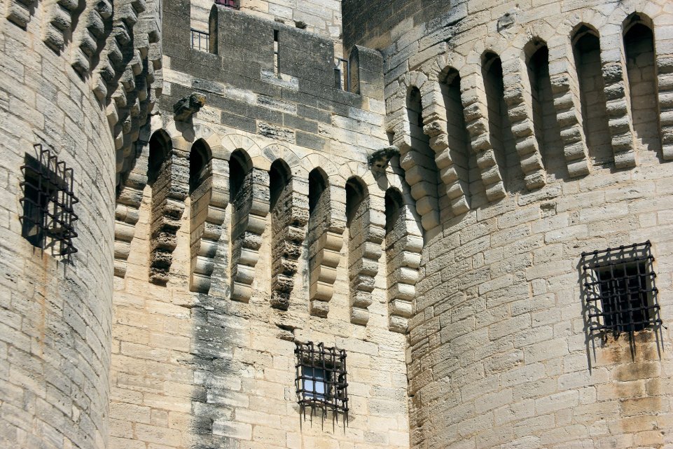 Les remparts d'un château fort